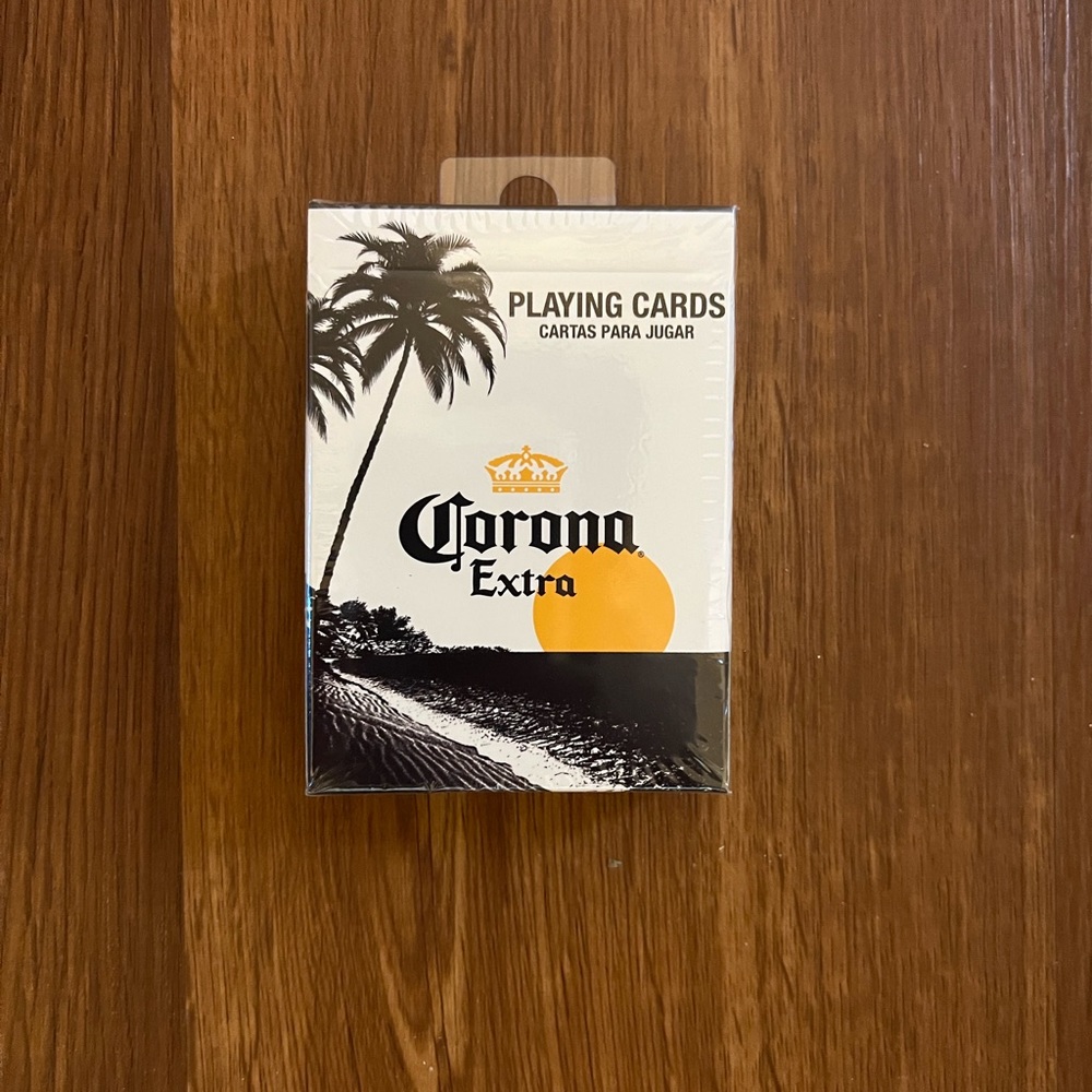 Corona Extra Playing Cards Poker Size Cartamundi Custom Limited New Sealed